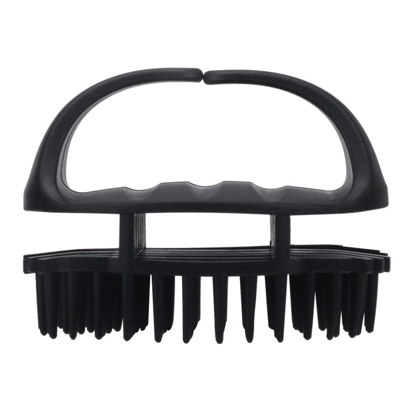 Brosse de massage sèche pour cuir chevelu Nettoyage des brosses et peignes à cheveux creux