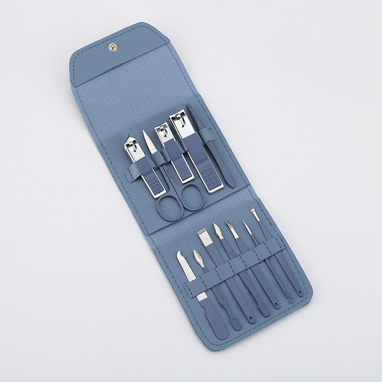 Ensemble d'outils pour les ongles imprimables avec ciseaux et coupe-ongles pliables