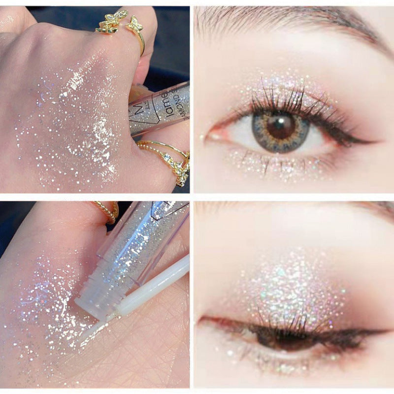 Super Flash Sequins Polarized Shiny Crystal Pen Brightening Monochrome Eyeshadow