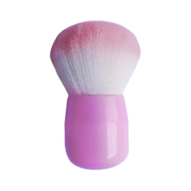 Pinceau en forme de champignon pour coupe de cheveux, poudre, grand accessoire de maquillage simple