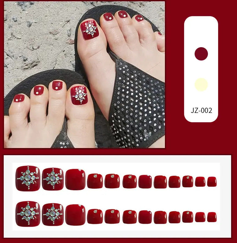 Portez un patch pour les pieds Beauty Piece amovible Nail Art