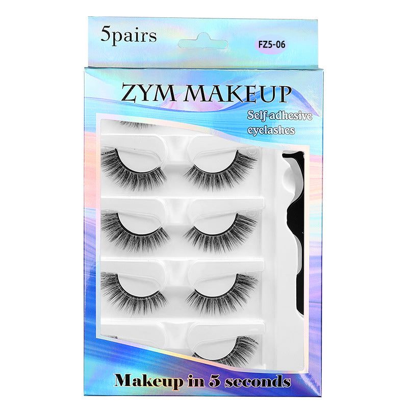 Self-adhesive Eyelashes Multiple Options Novice Adhesive False Lashes