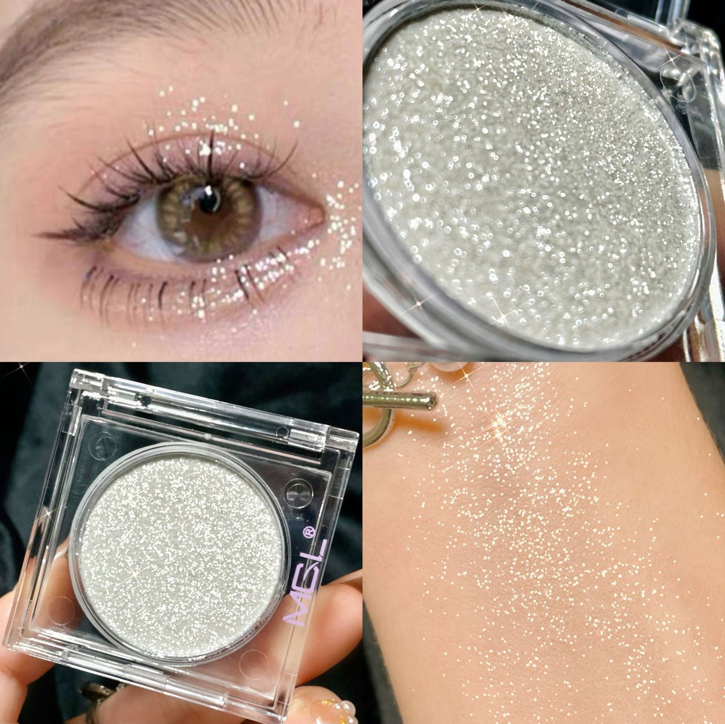 Weaving Female Highlight Flat For Monochrome Eyeshadow