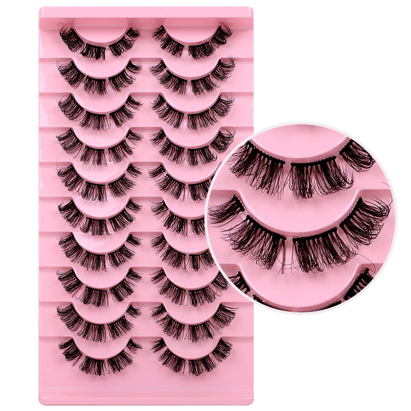 Russian Volume Split Eyelashes Thick Curl False Lashes