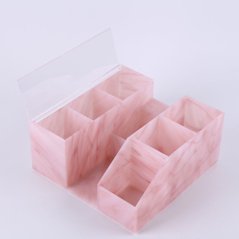 Acrylic Dustproof Eyelash Box Desktop Display Makeup Accessories