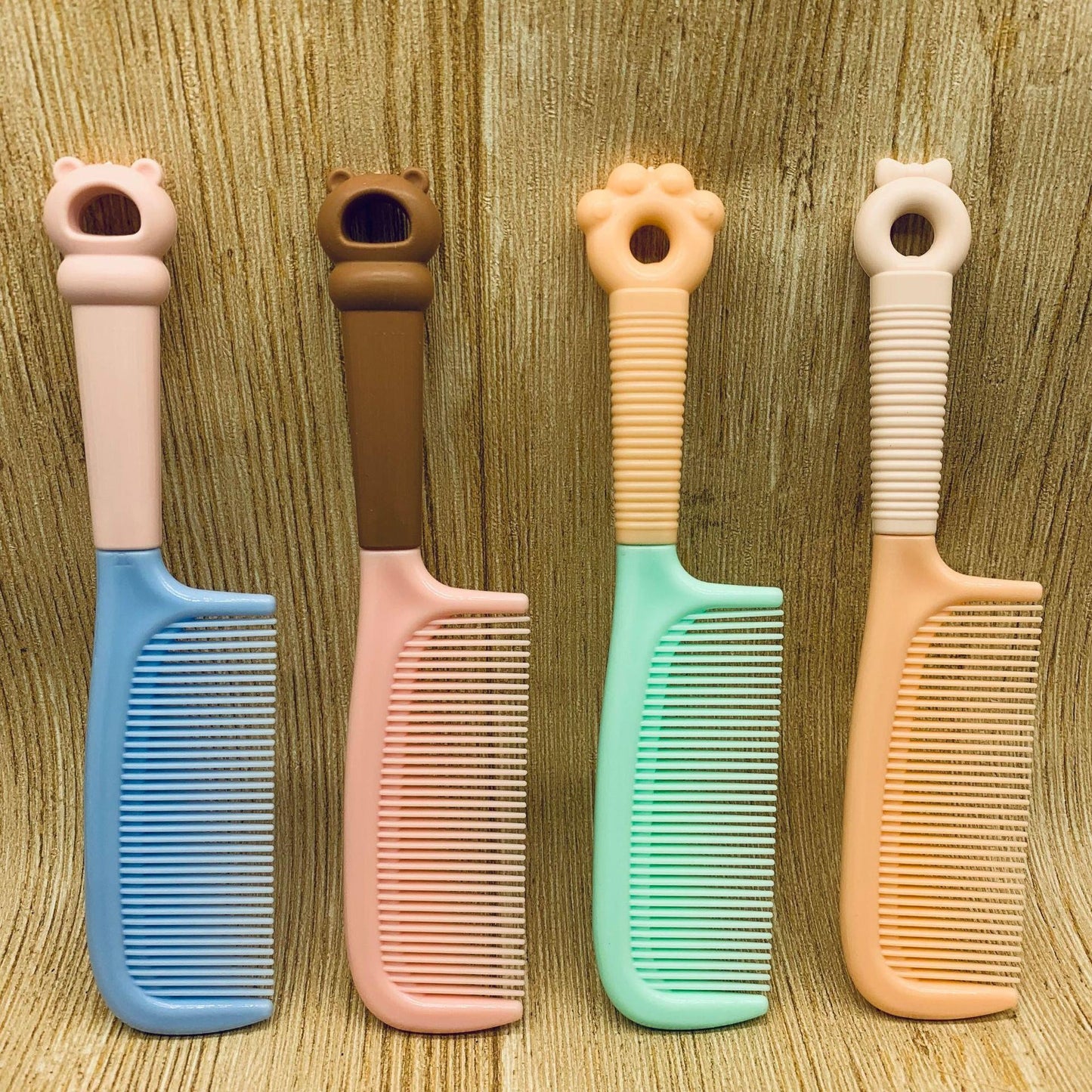 Brosses et peignes à cheveux en silicone de style coréen pour coiffure épaisse et dessin animé