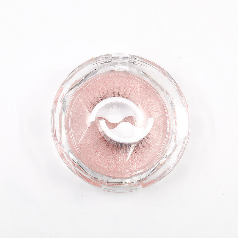 Self-adhesive Strip Eyelashes Reusable Natural Curling Light False Lashes