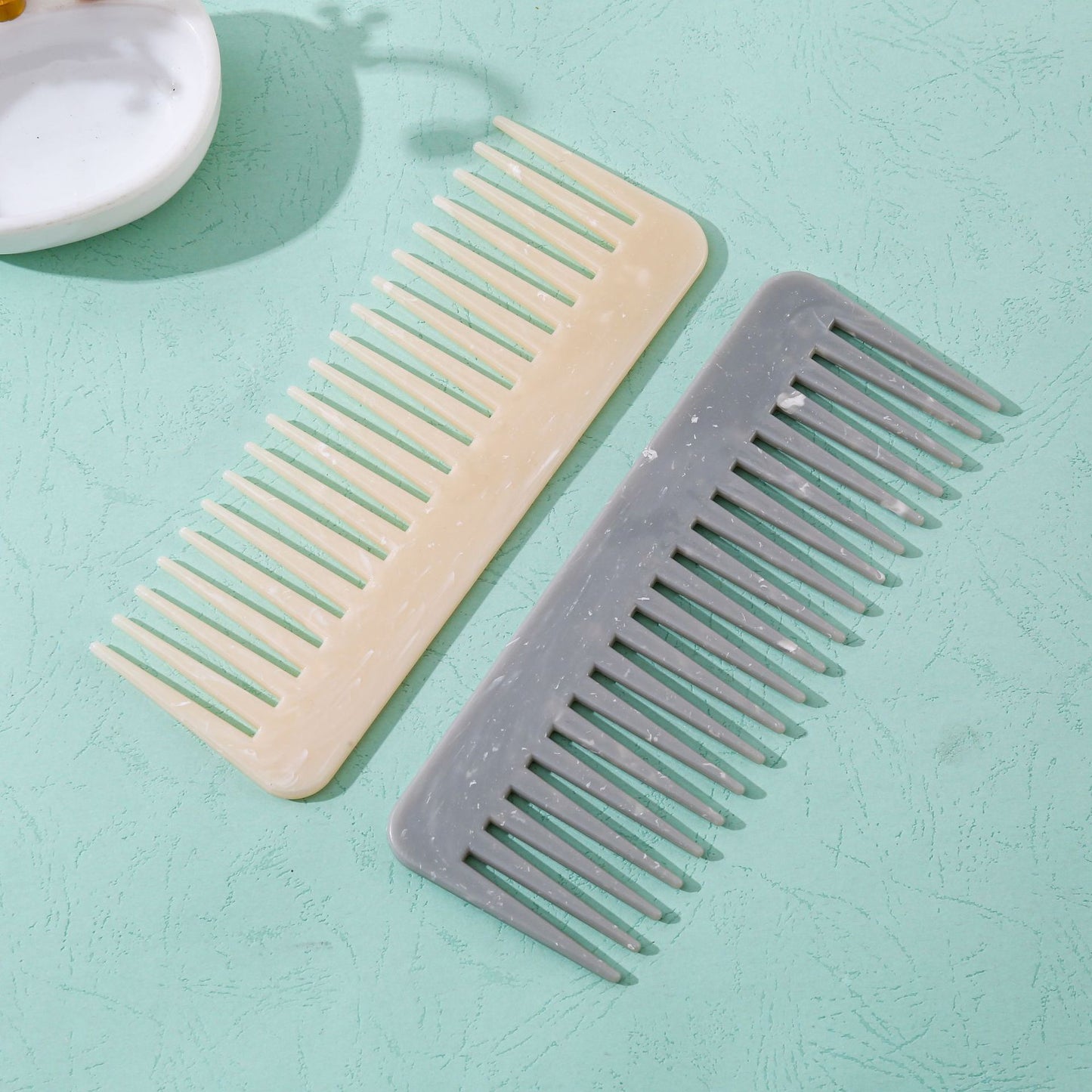 Marbling Household Massage Wet Dry Straight Hair Brushes & Combs