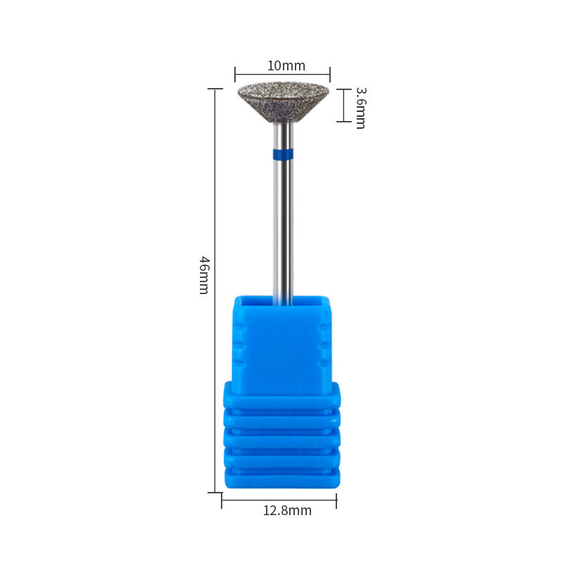 Ensemble d'outils de polissage pour tête de meulage diamantée et élimination des ongles morts