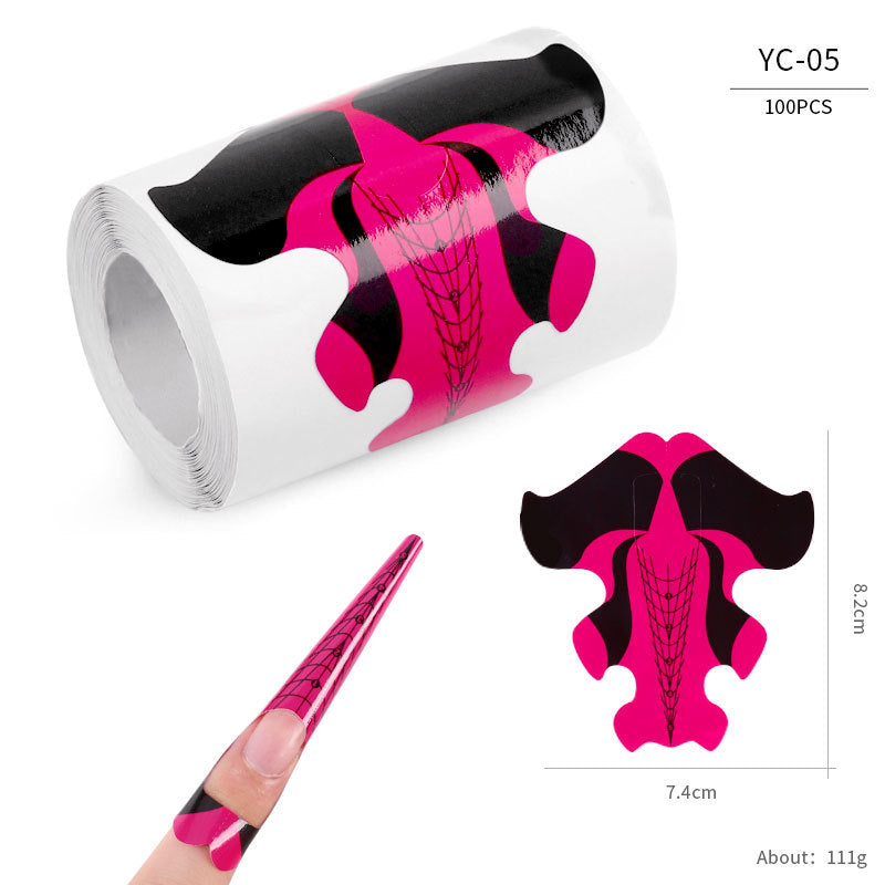 Paper Holder French Therapy Extension Butterfly Nail Tool Set