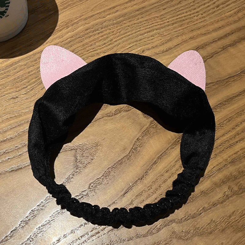 Band Cat Ears Wash Yoga Running Elastic Makeup Accessories