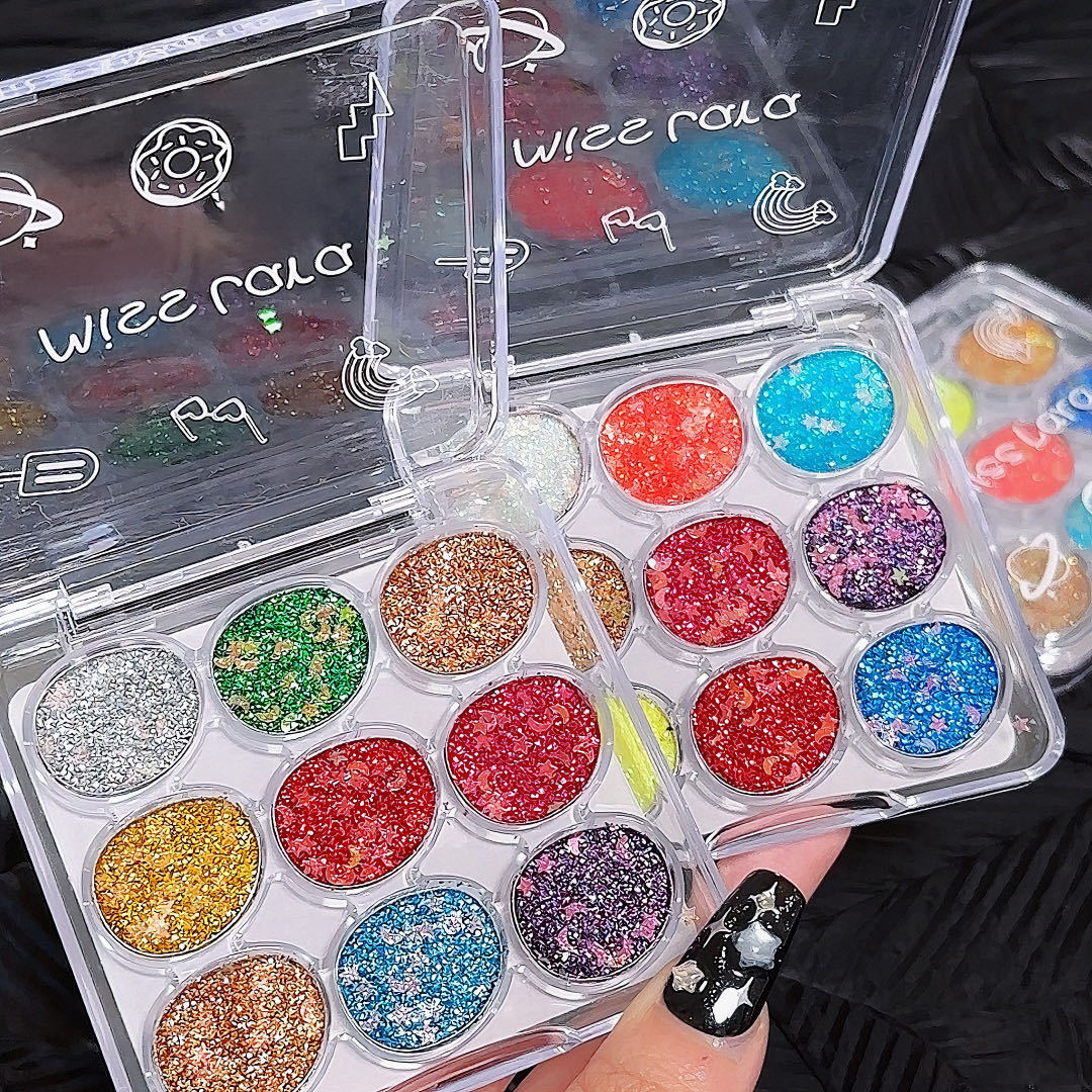 Plate Gel Super Shiny Crystal Stage Shimmer Sequins Special Eyeshadow