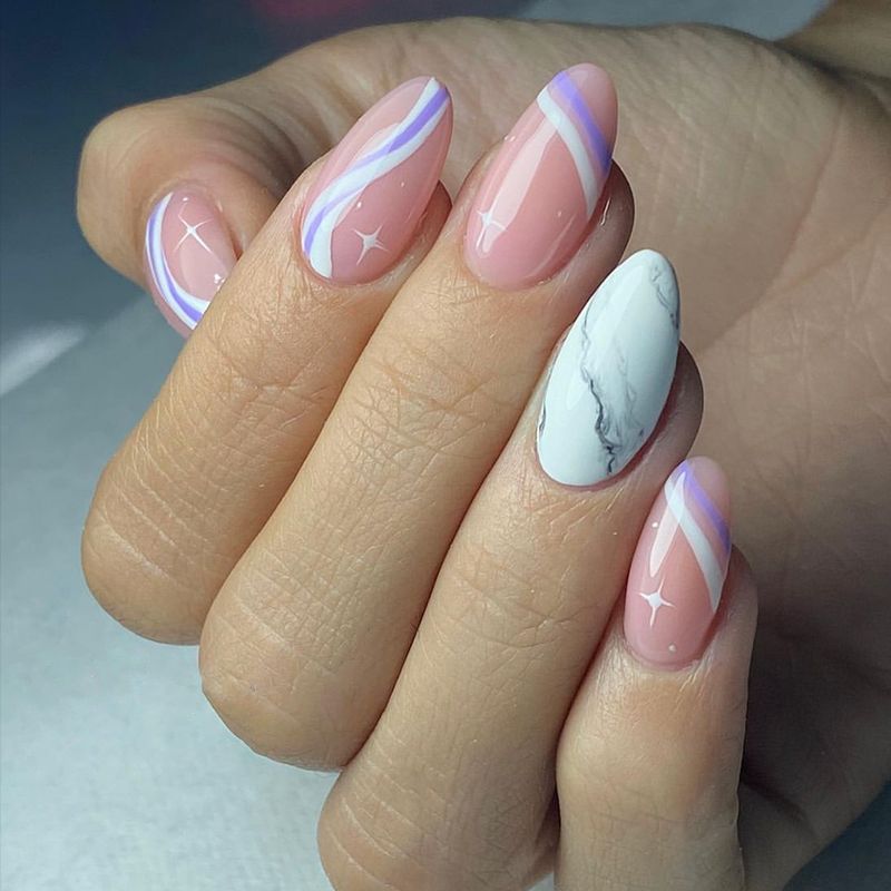 Faux ongles courts Wear Armor Nail Art