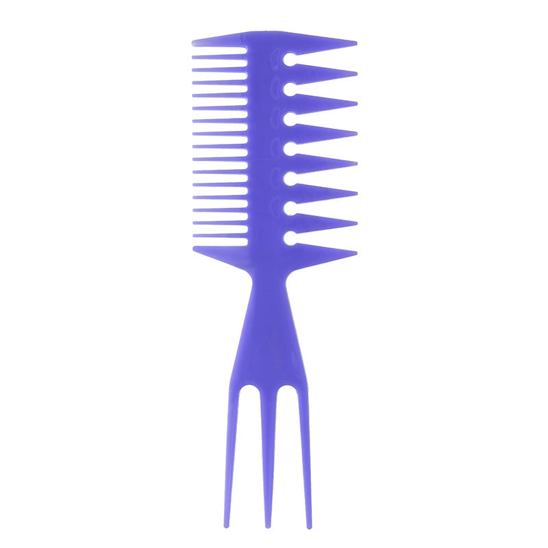 Brosses et peignes à cheveux rétro pour hommes, texture de modélisation de la tête arrière, en plastique, grande taille