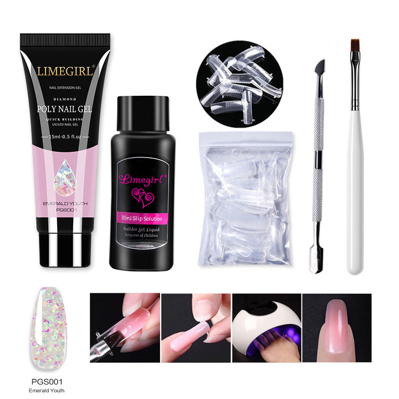 Of Beauty Crystal Extended Glue Suit Nail Tool Set