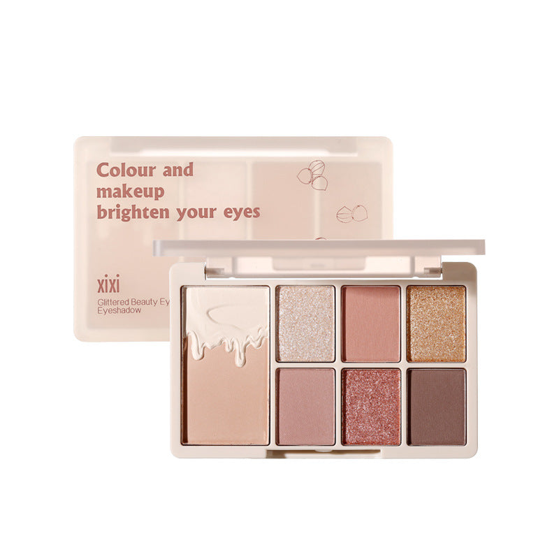 Oats Milk Tea Nude Color Coffee Eyeshadow