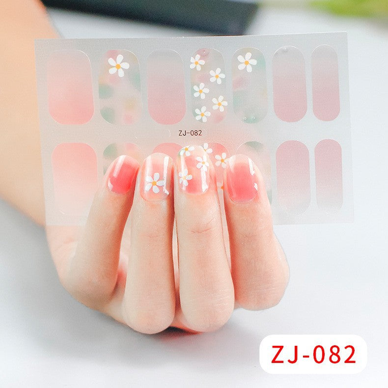 Gel Fresh Waterproof Durable Patch Removable Nail Stickers