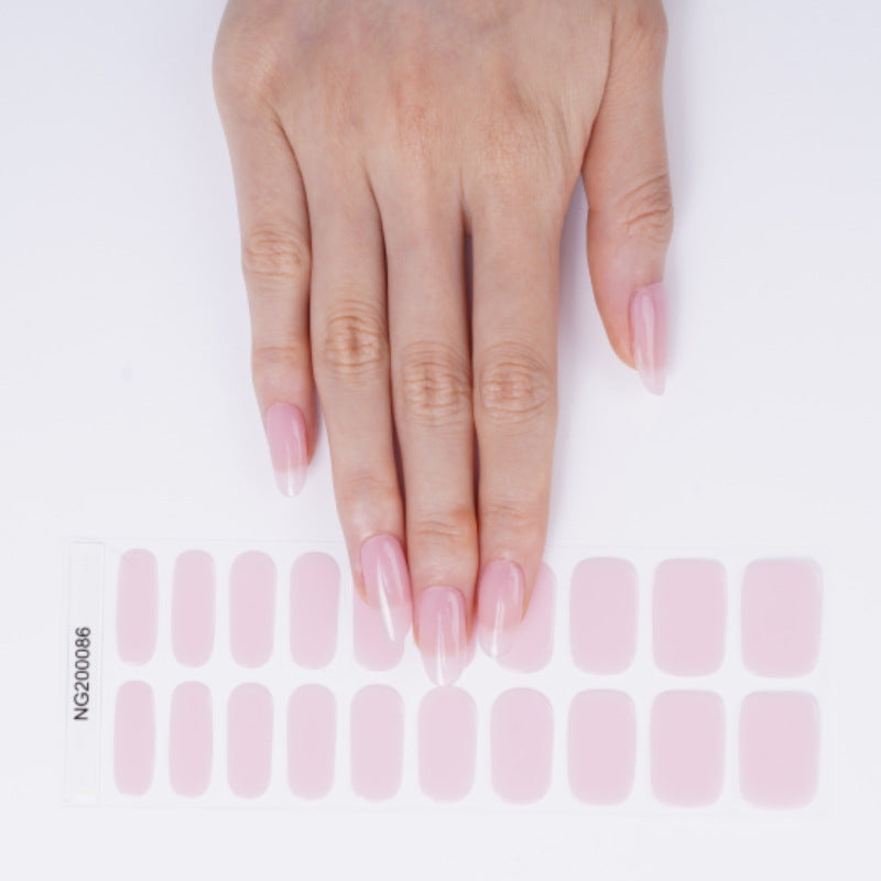 Gel Finger Therapy Light Uv Half Nail Stickers