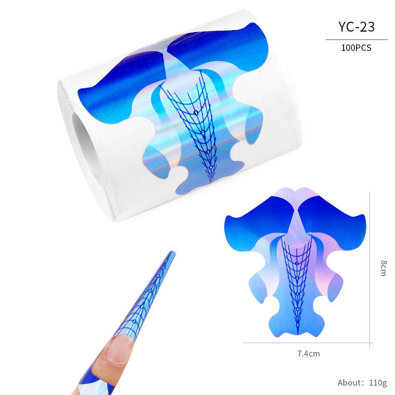 Paper Holder French Therapy Extension Butterfly Nail Tool Set