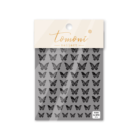 Thin Tough Hot Style Adhesive Cute Nail Stickers