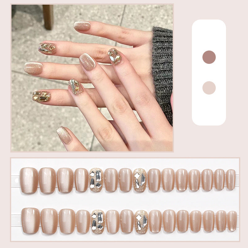 Nail art en diamants de chat Galaxy Armor Wearable