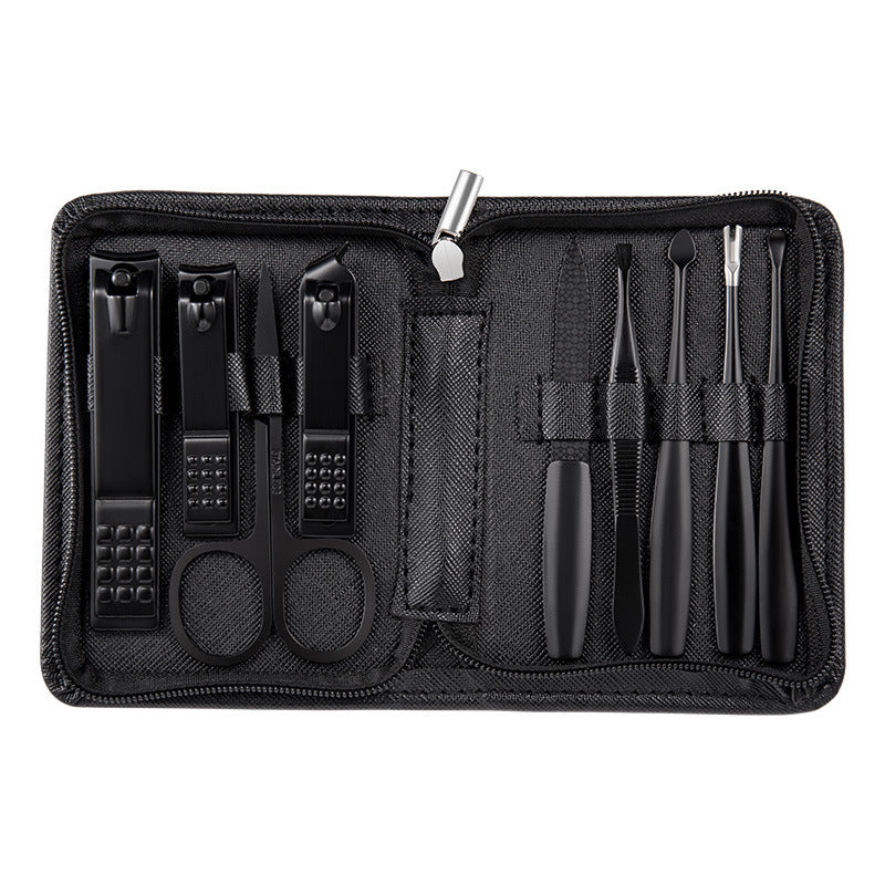 Coffret de coupe-ongles en acier inoxydable, ensemble complet d'outils pour les ongles