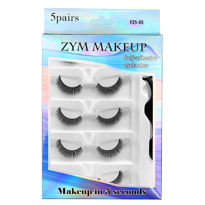 Self-adhesive Eyelashes Multiple Options Novice Adhesive False Lashes