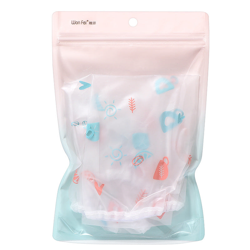 Shower Cap Single Layer High Elastic Waterproof Makeup Accessories