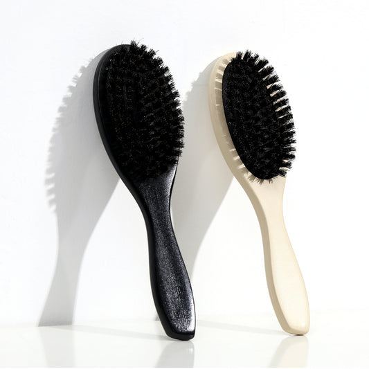 Brosses et peignes à cheveux à coussin d'air en bois massif Mme Long