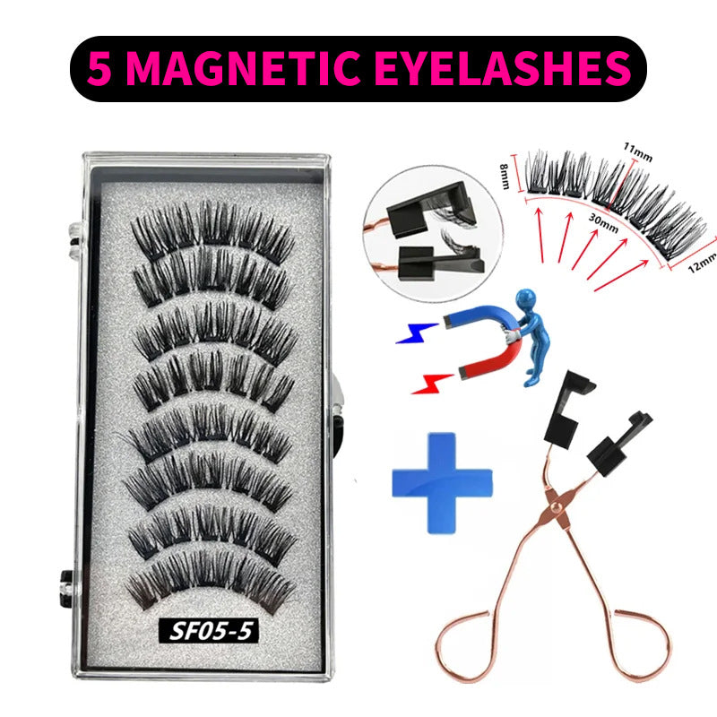 Series Magnetic Eyelashes Natural Simulation Curling False Lashes