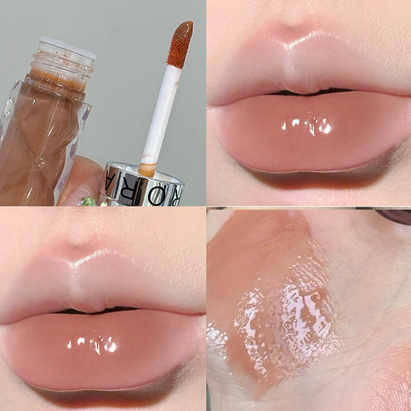 Soft Light Yarn Mirror Lacquer Clear Moisturizing Water Glass Lip Glosses