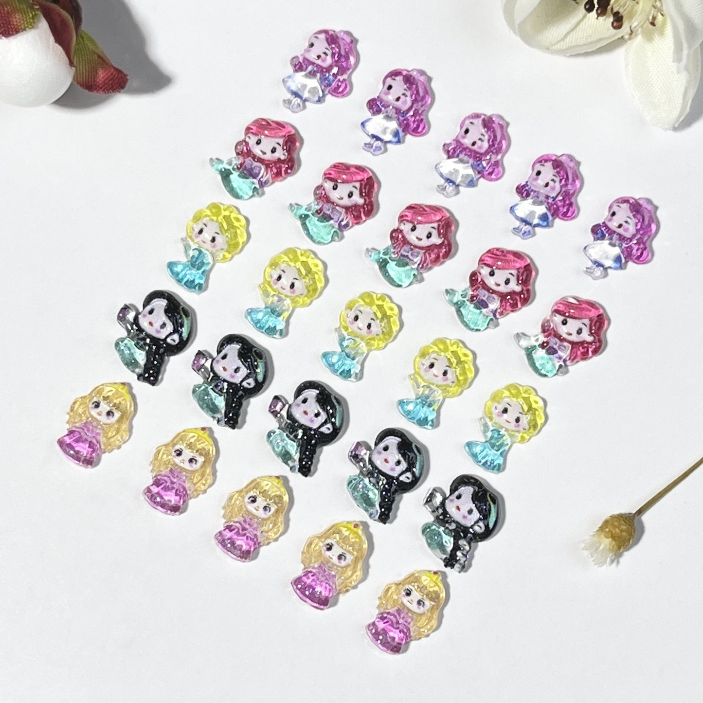 Icy Cute Princess Elsa Resin Hairpin Nail Care Nail Art