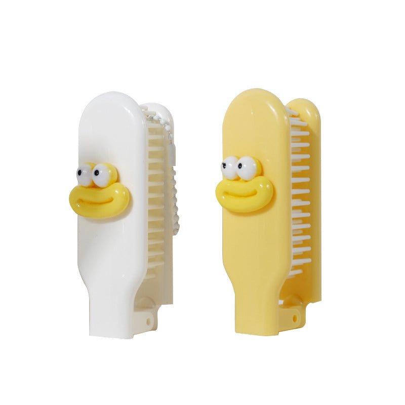 Massage Hairdressing Cartoon Foldable Mini Convenient Hair Brushes & Combs