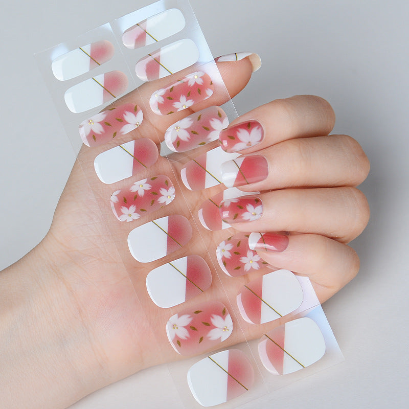 Source Summer Gel Paper Uv Blush Nail Stickers