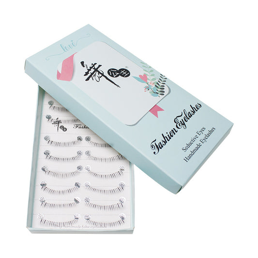 Cils de princesse de danse pour femmes, affûtage des cils, faux cils naturels