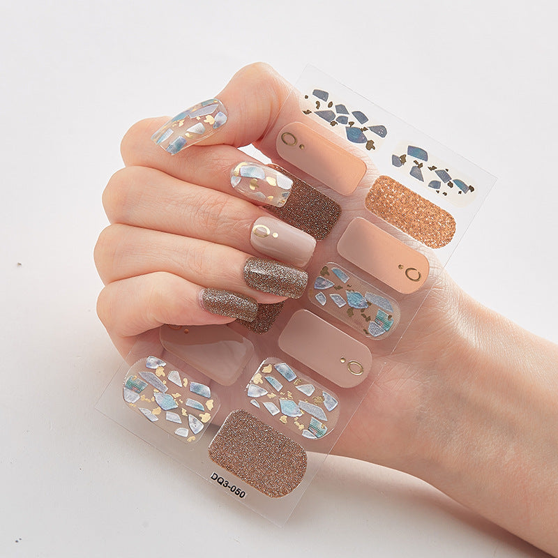 Source Technology Laser Gilding Full Priority Nail Stickers