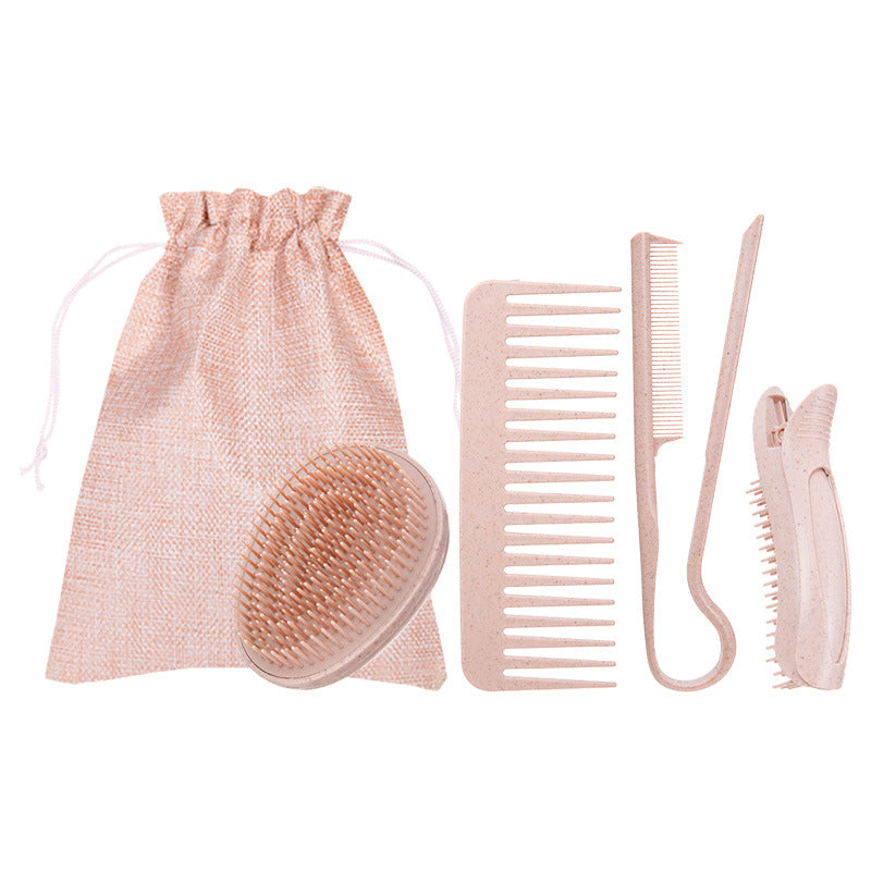 Brosse à cheveux en plastique, lissante, portable, style ménager, brosses et peignes