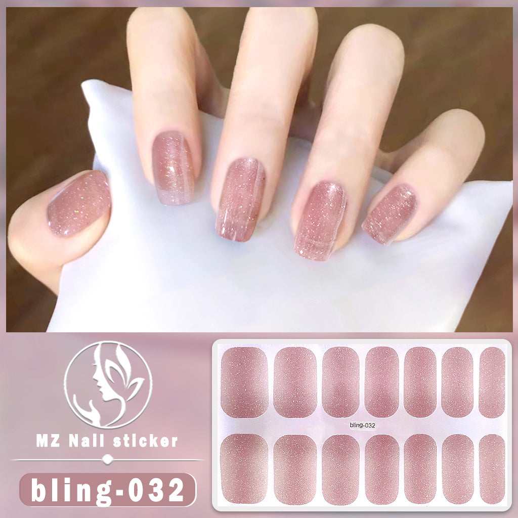 Autocollants pour ongles en gel imperméables et durables de la série Aurora