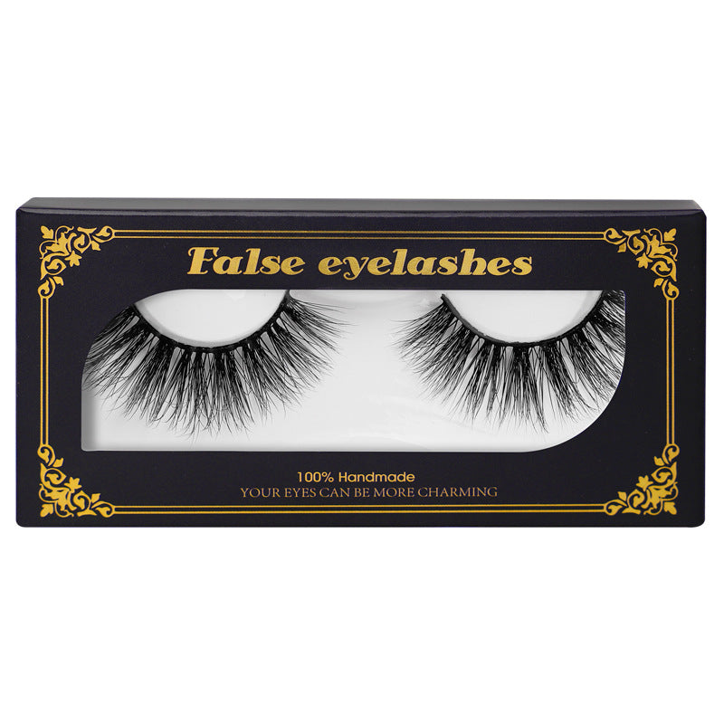 Package Mink Eyelashes Natural Long Thick False Lashes