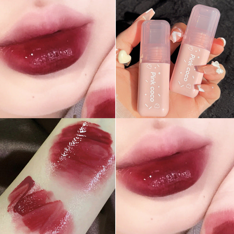 Brillants à lèvres blancs longue tenue Donut Mirror Lacquer