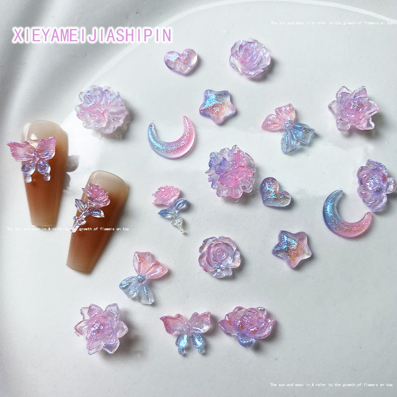 Fantasy Star Sea Ornament Material Package Color Luminous Nail Care Nail Art