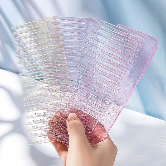 Brosses et peignes à cheveux plats en plastique sans manche