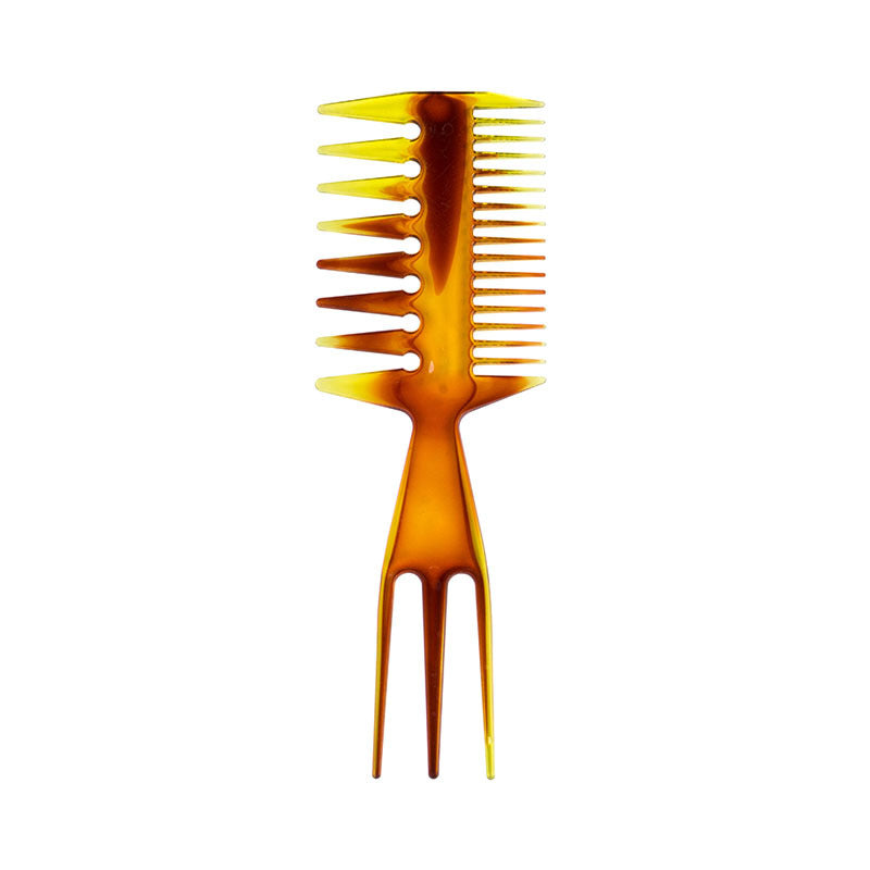 Brosse à cheveux double face pour hommes, brosses et peignes à cheveux trois en un