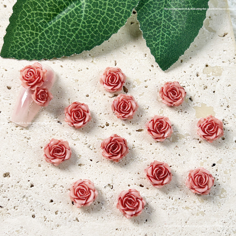 Ornament Material Package Rose Camellia Manicures Nail Care Nail Art