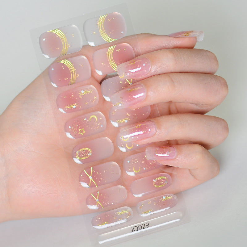 Sweet Cool Gel Waterproof Glue Full Nail Stickers