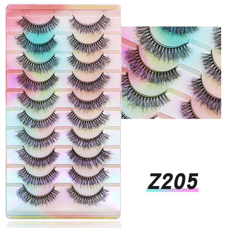 Eyelashes Stable Fried Eyelash Curling Pairs False Lashes