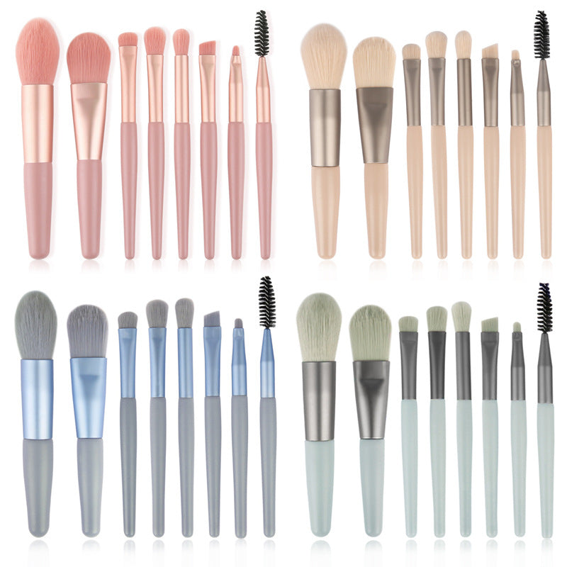 Mini Suit Shadow Brush Lash Blush Makeup Brushes Accessories