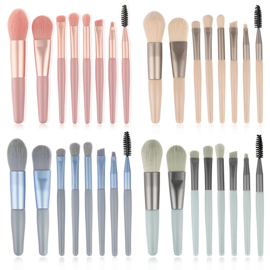 Mini Suit Shadow Brush Lash Blush Makeup Brushes Accessories