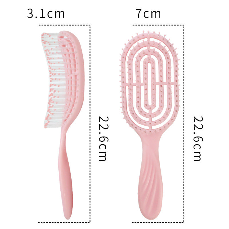 Massage Hollow Hairdressing Fluffy Increased Skull Hair Brushes & Combs