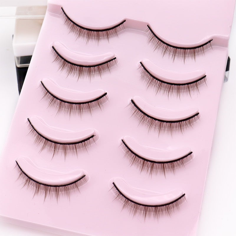 Support Double Eyelid Hard Stem Swollen False Lashes